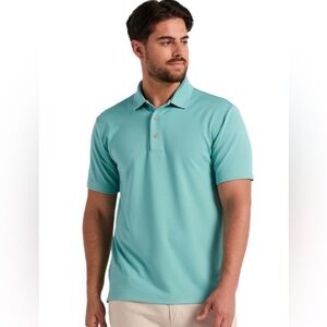 Cubavera Men's Aqua Polo Shirt